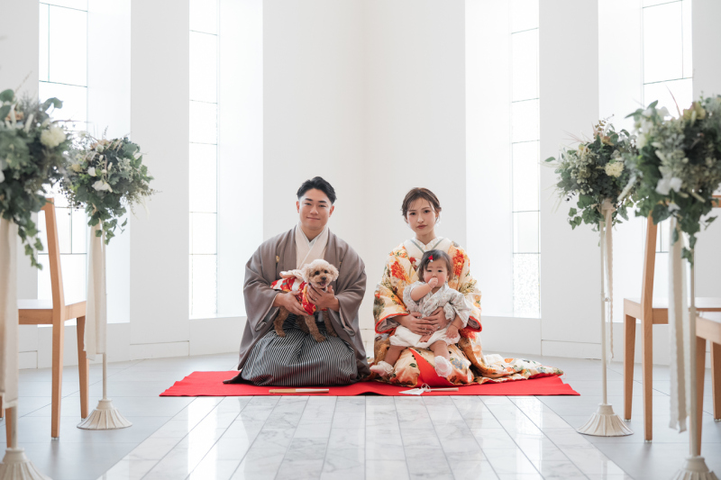 わんこも一緒にハイ、チーズ！！