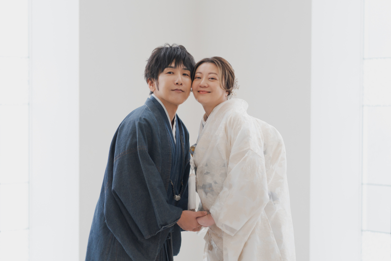 ほっぺをムニュっと♡