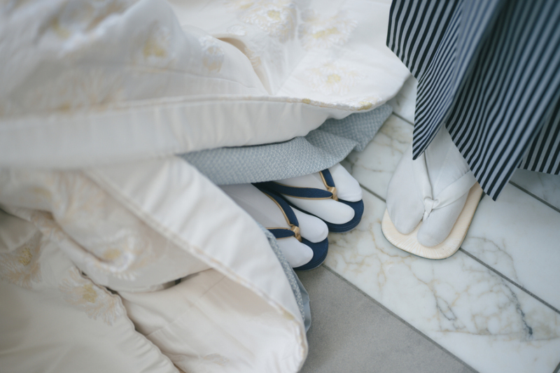 足元にもポイント