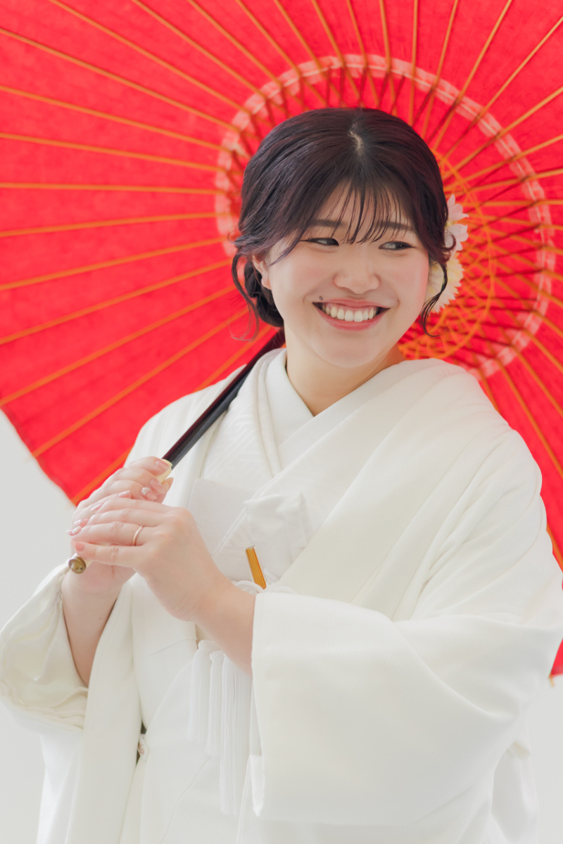 笑顔が可愛らしい新婦様