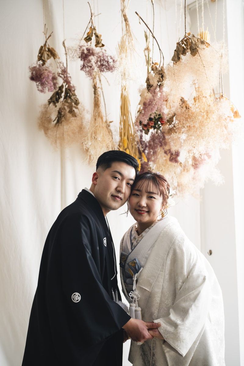 和装×ドライフラワー