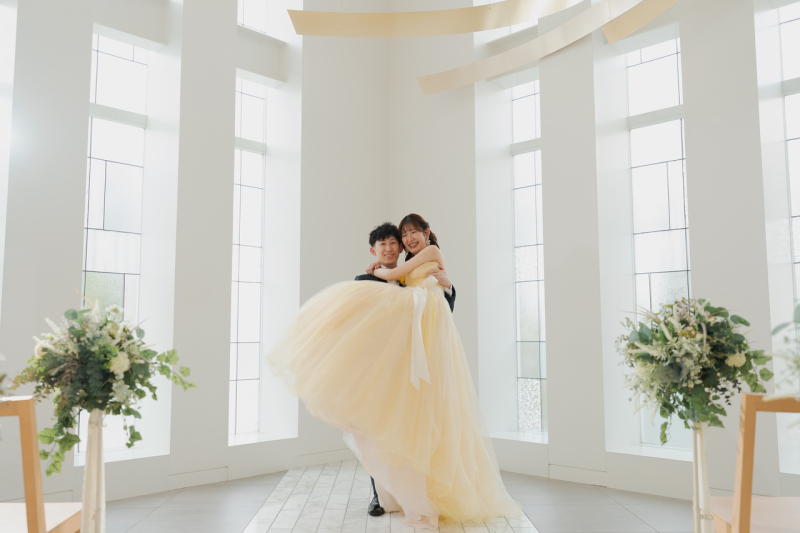 カラードレスへチェンジ