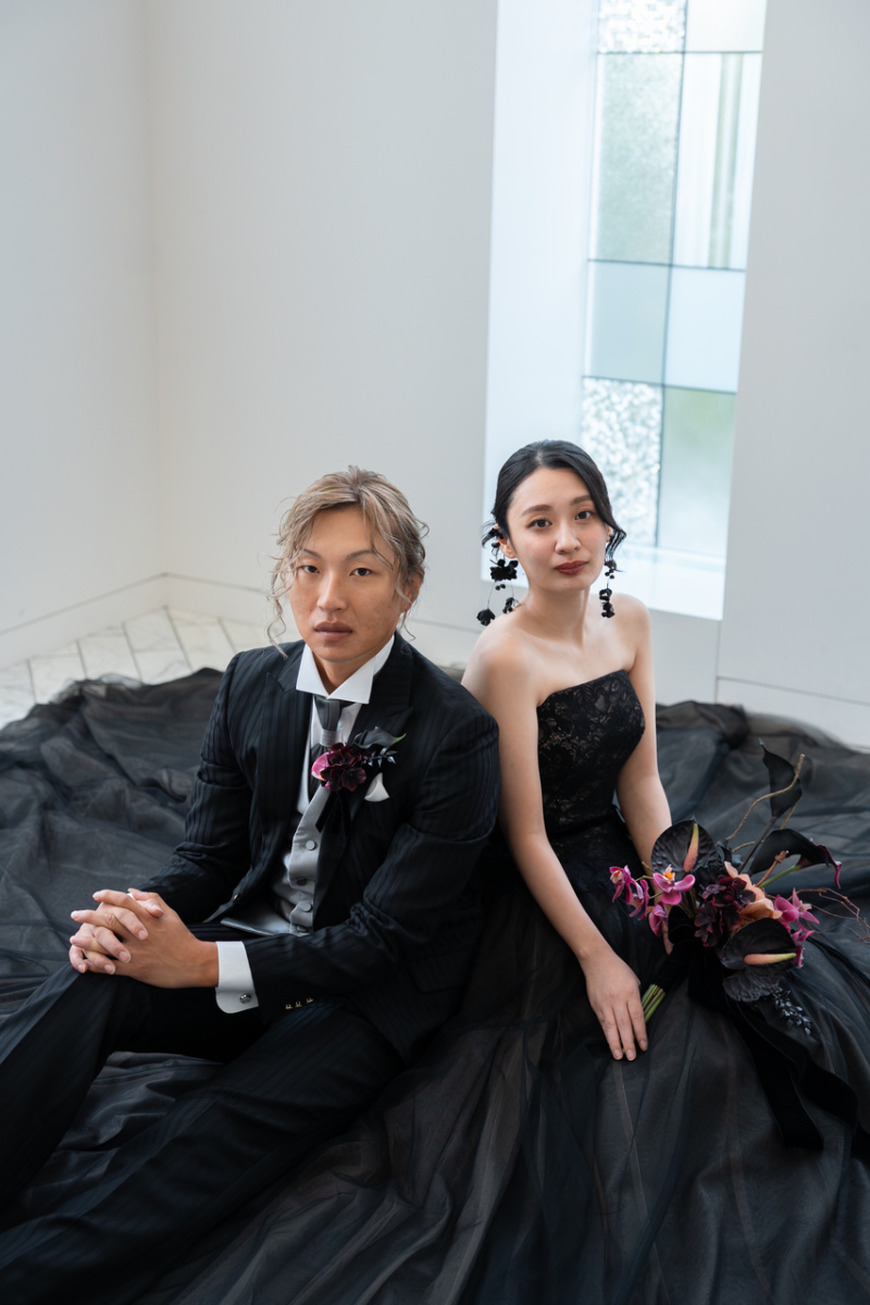 座りながらのブラックショット