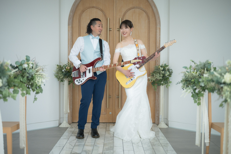 グッズたくさん♪お二人の趣味をフォトウェディングに！！