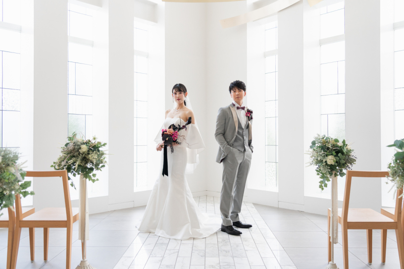 マーメイドラインのドレス