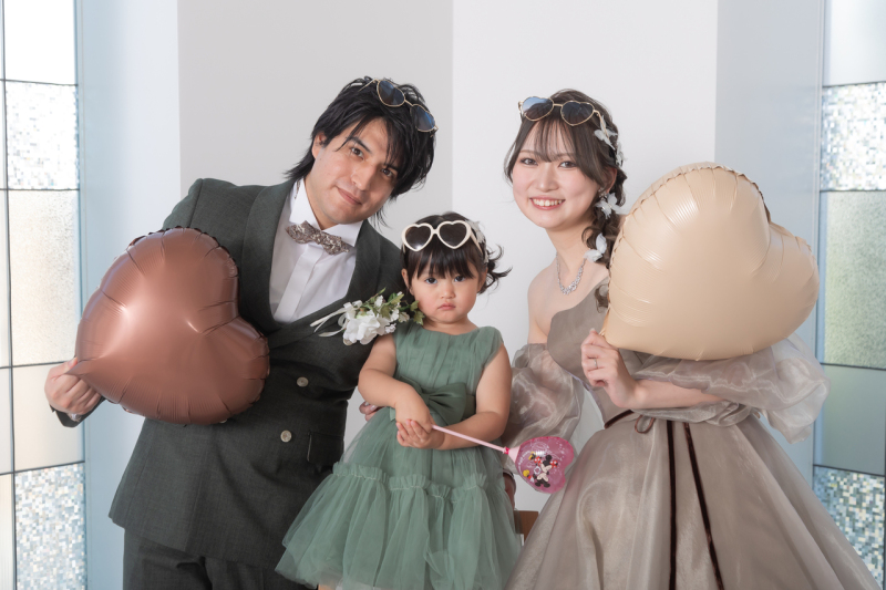 カラードレスにチェンジしました