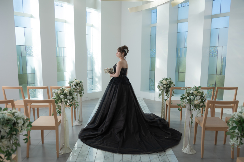 ブラックドレスでご撮影!