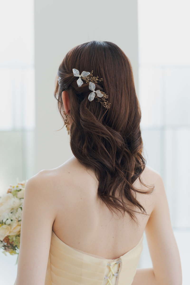 ヘアチェンジも！