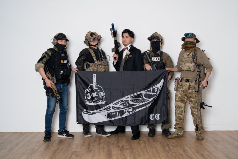 サバゲー仲間の皆様です！