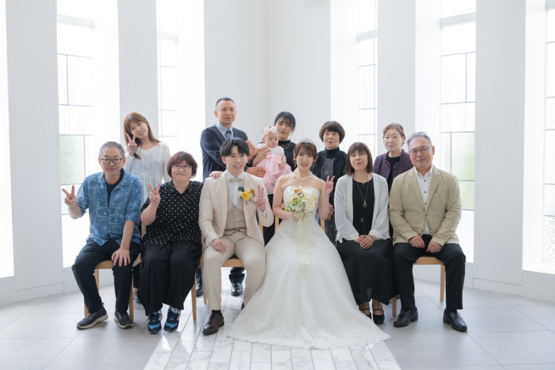 祝福に包まれた門出