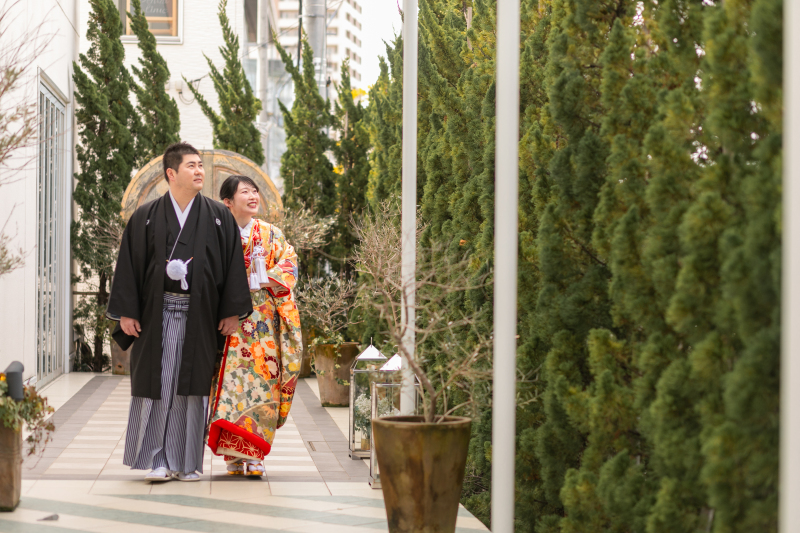 晴れたらガーデン撮影もできます