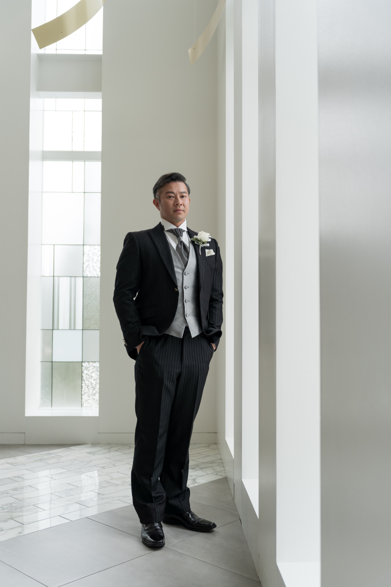 新郎様もかっこよく!!