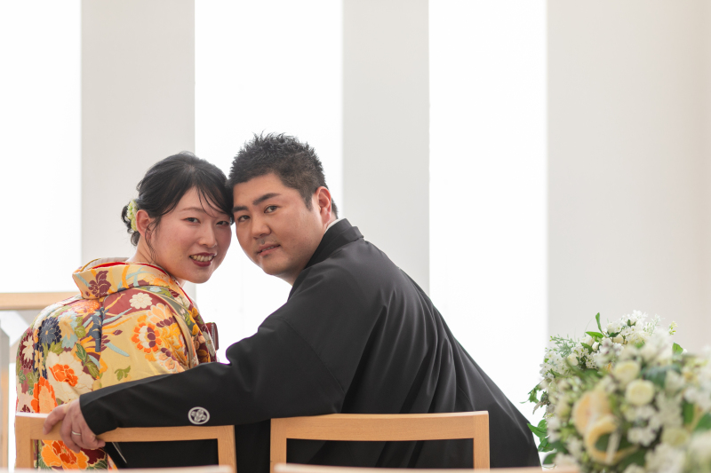 仲睦まじい様子で・・・