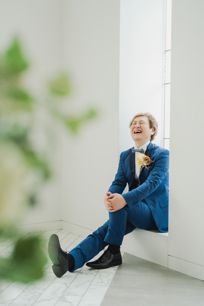 思わずこぼれた、とっておきの笑顔