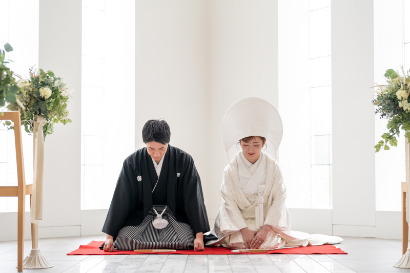 綿帽子ありの白無垢撮影！