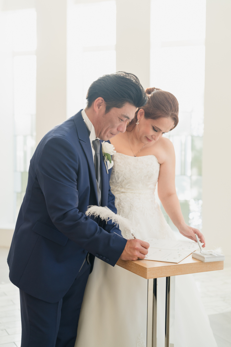 誓約書のサイン