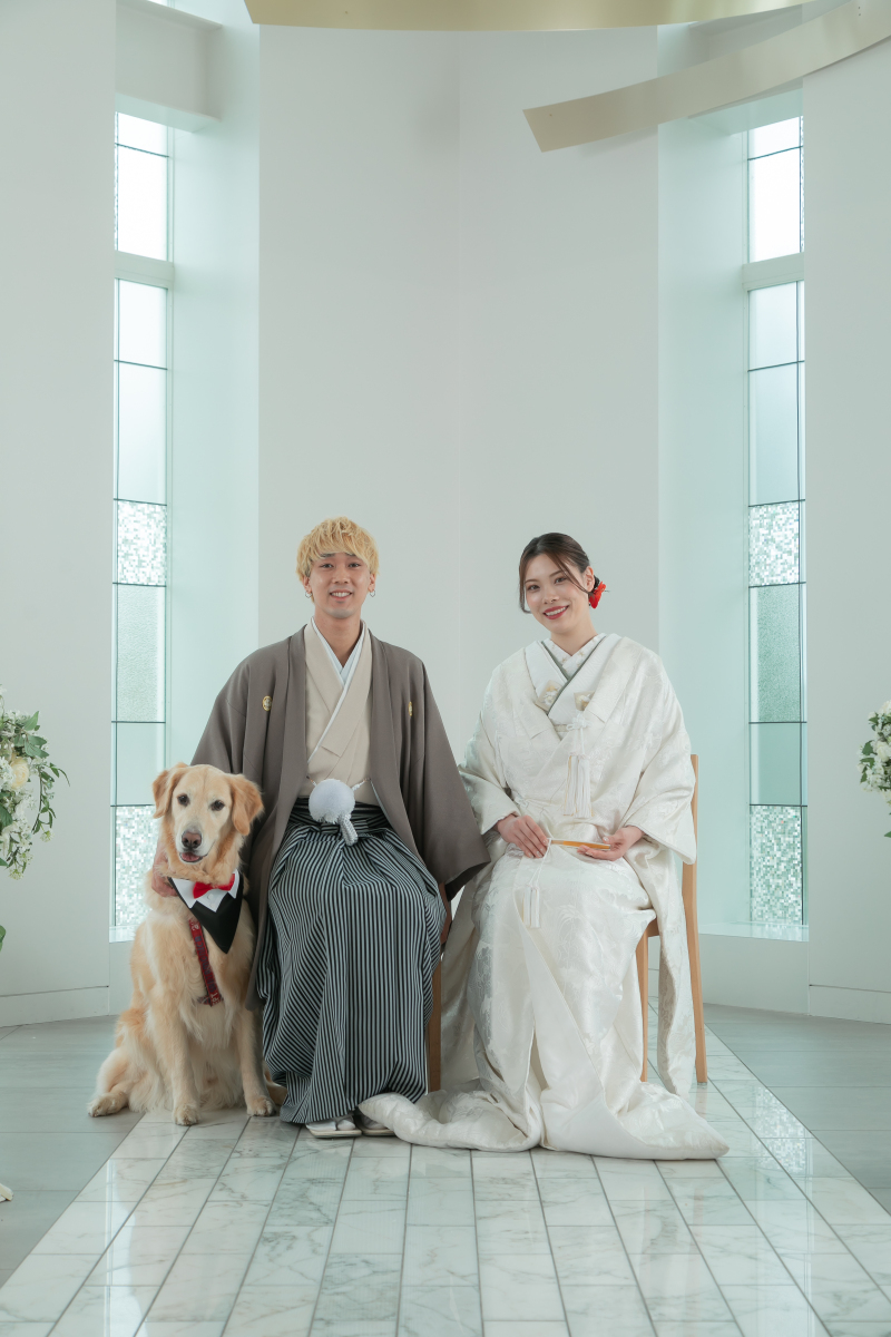 大好きなペットと家族ショット！！