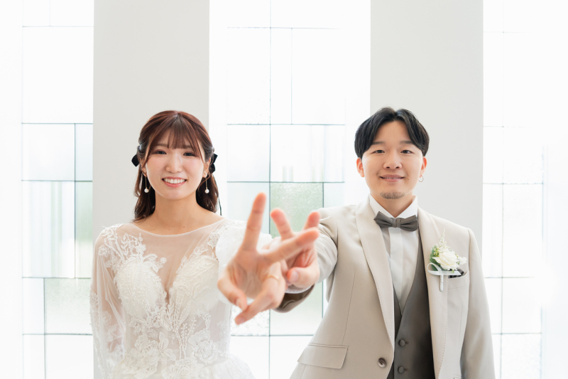 笑顔でピース!!