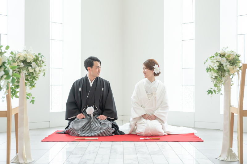 白無垢でしっとりと・・・