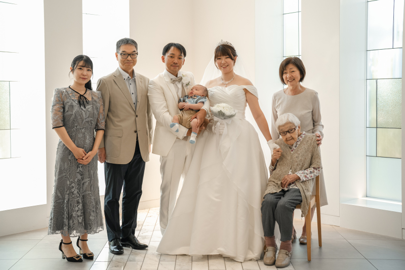 みんなで迎えた晴れの日