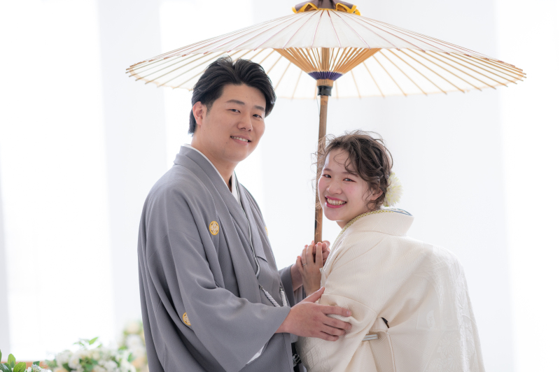 まずは白無垢で！