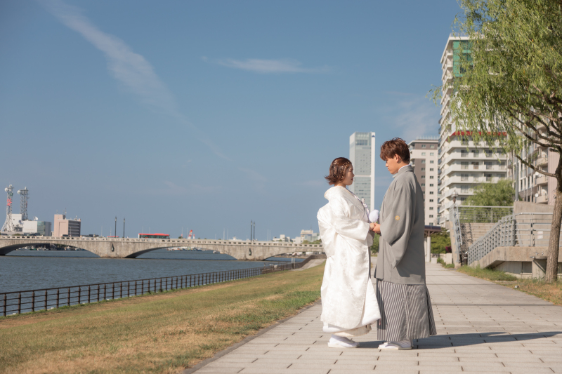 万代橋と一緒に☆