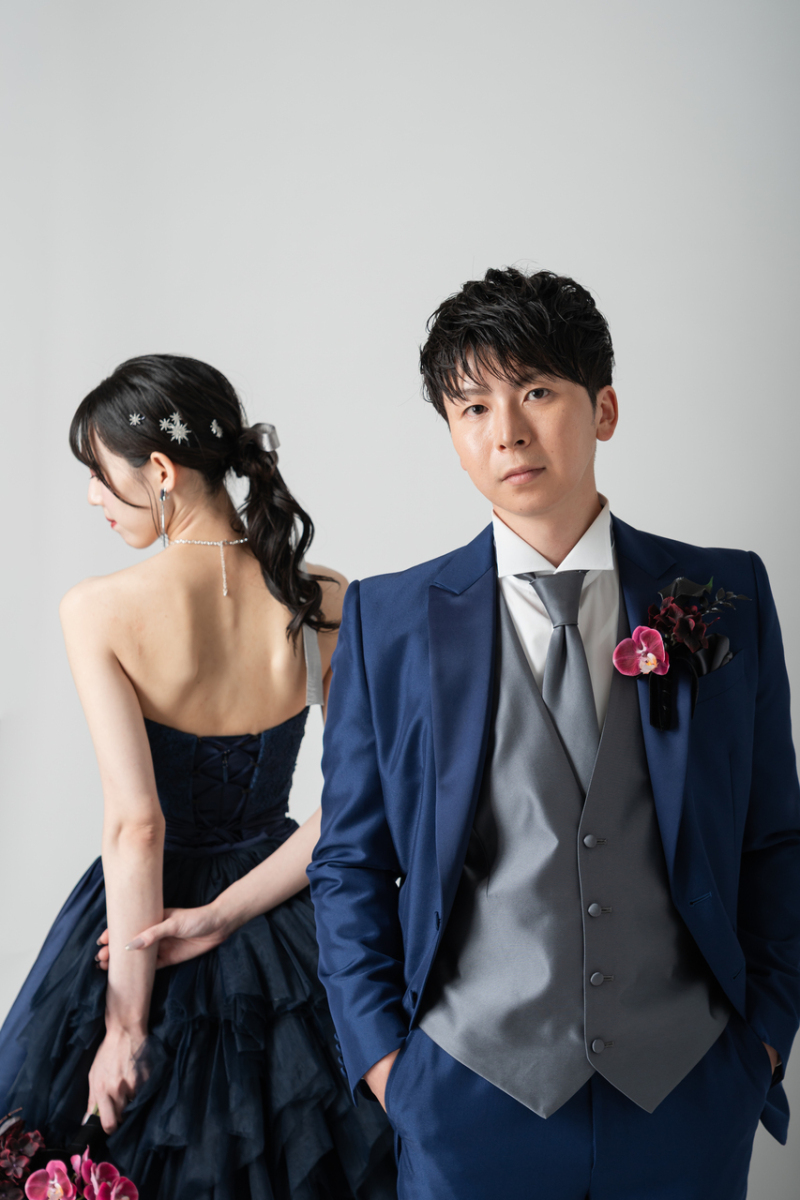 タキシードもチェンジ