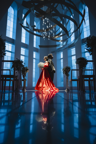 カスミソウのブーケ×可愛いヘアスタイル＝とってもオシャレで可愛い♪