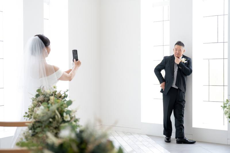 新郎様ソロショット