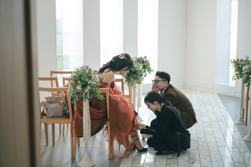 新郎様も傍で見守ってくださってます＾＾