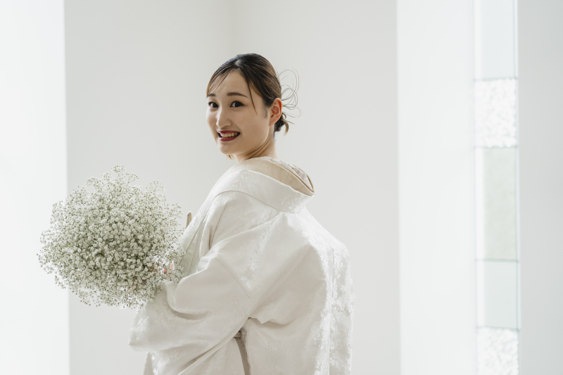 またまたカスミソウブーケが大活躍！