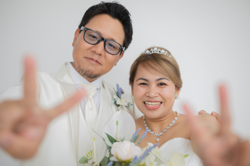 国際結婚のお二人！！