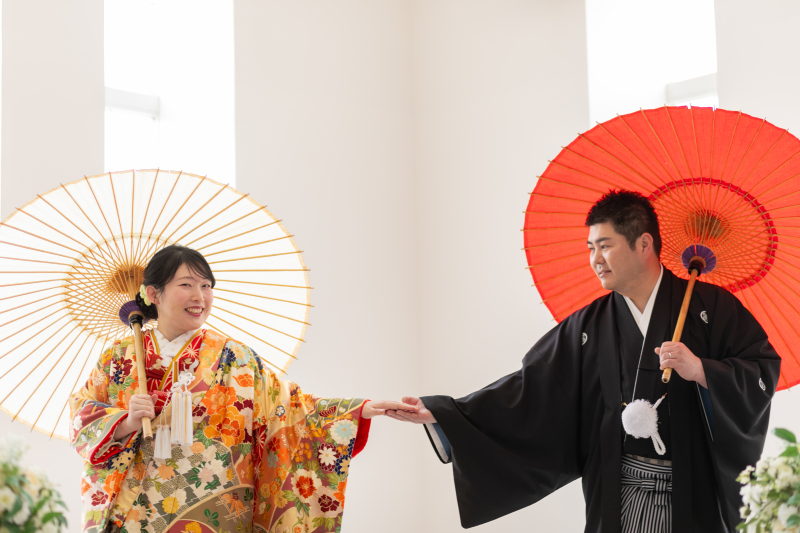 番傘を使用してのご撮影