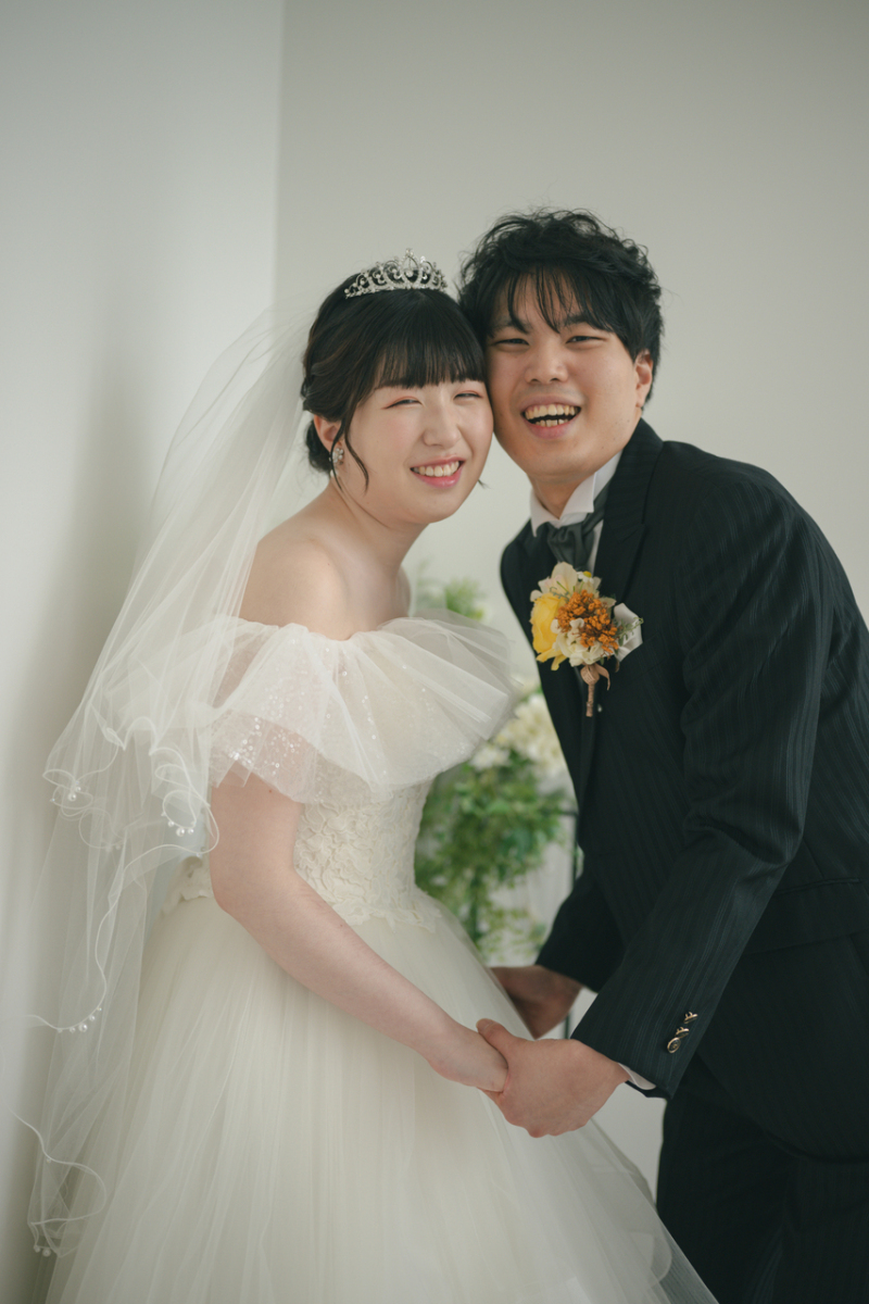 新郎さんのとろける笑顔がカワイイ♡