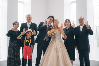 小さな結婚式 新潟店_ファミリーフォト　絆