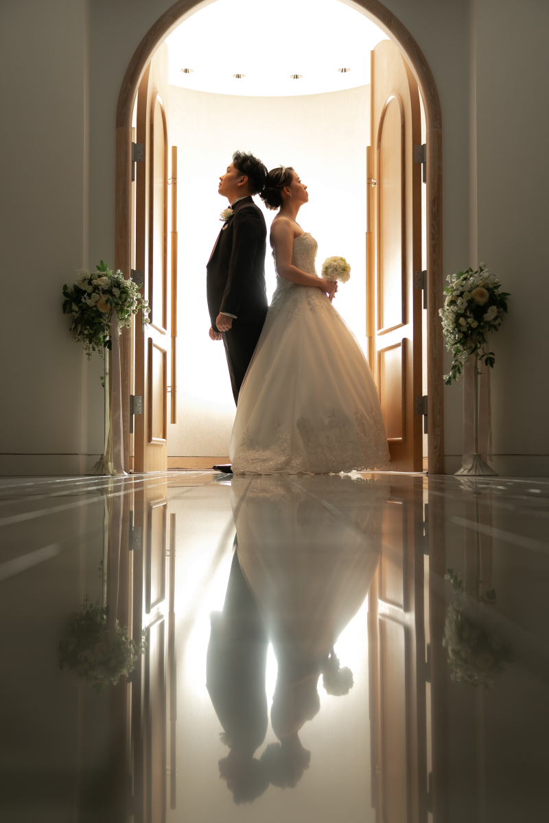 【ナイトフォト・アルバム1冊付き】基本料金50%OFF◆ドレス1着プラン|全50カットデータ・花嫁ヘアメイク込※10月中の撮影