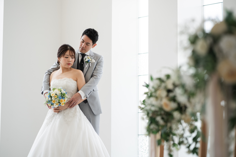 【よくばりプラン】ウェディングドレスもカラードレスも着たい方へ☆衣装チェンジ5分・撮影時間1時間!全データ50カット以上*