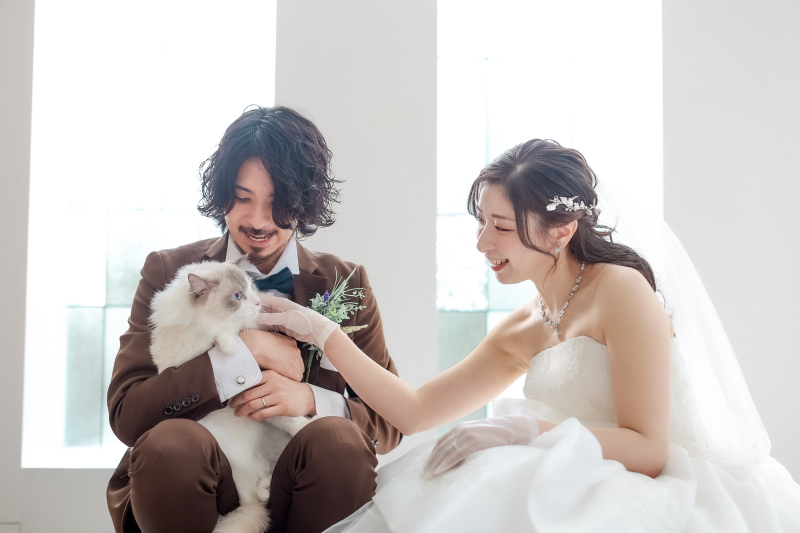 【期間限定_基本料50%OFF】和装＆洋装各１着チャペルフォトプラン｜全100カットデータ付き☆139,000円&rarr;69,500円