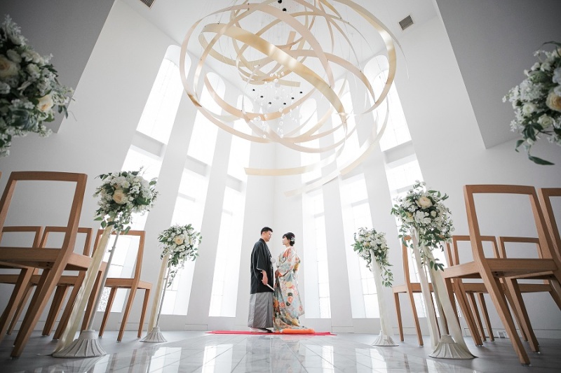 【期間限定_基本料50%OFF】和装&洋装各1着チャペルフォトプラン|全データ&アルバム付き☆