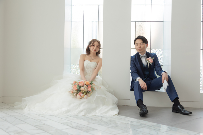 【期間限定｜基本料金34,500円で叶う】洋装１着プラン｜５０カットデータ・花嫁ヘアメイク＊定価69,000円&rarr;34,500円