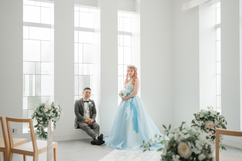 【期間限定】基本料50%オフ◆和装&洋装各1着_チャペルフォト+会食プラン|全データ&6名分のお食事代付き☆