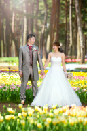 フロックコート(シルバー＆レッド)