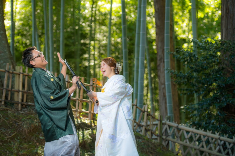 二人で鍔迫り合い！？