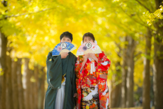 【和装】歴史館＆常盤神社周辺ロケーション撮影