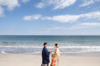 【和装】海も似合う色打掛