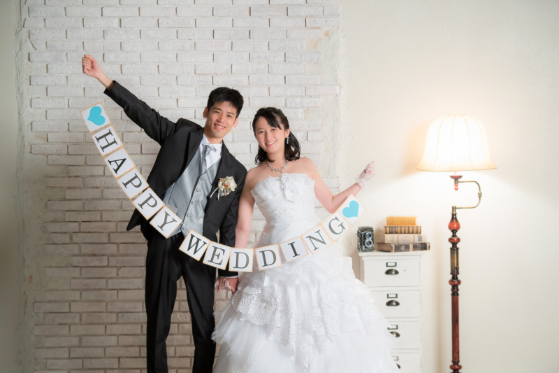 「HAPPY WEDDING♡」