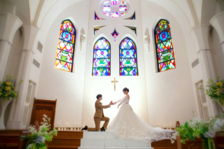 【洋装】貸切チャペルフォト♡