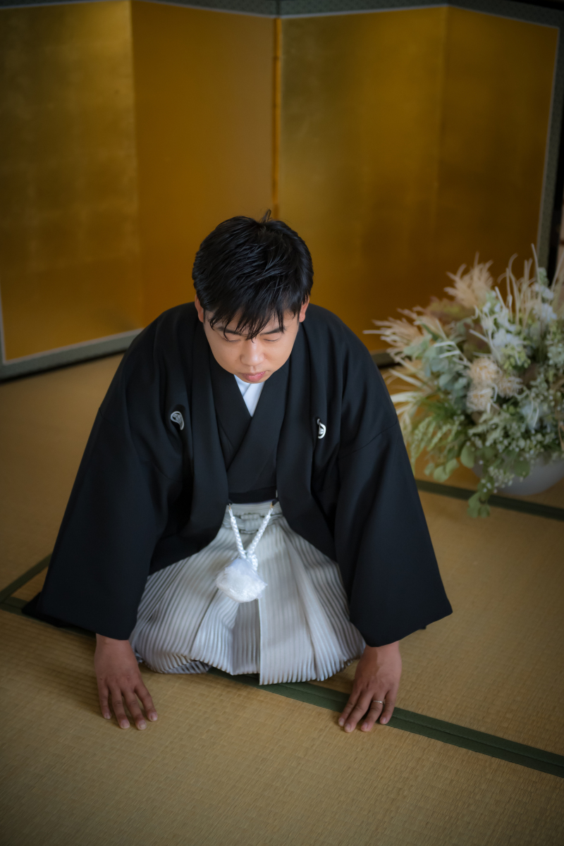 正座(新郎ver)