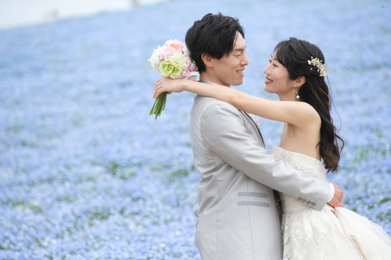 寄り添うおふたり