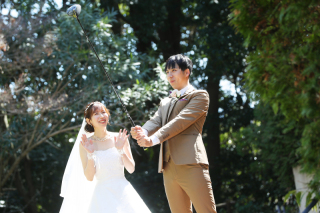 【洋装】お二人らしさを表した小物使い